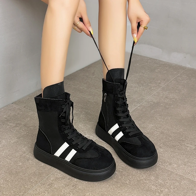 Women's Fashion High-Top Lightweight Comfort Shoes