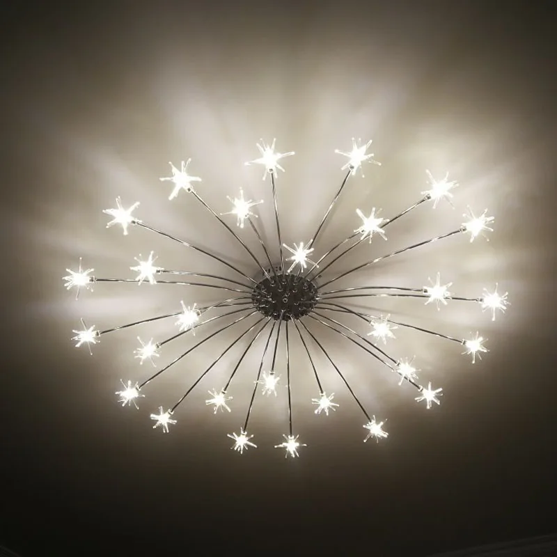 

Dimmable Holding Flowers Deco Fixture Modern LED Chandeliers Lights Living Dining Room Bedroom Hall Hotel Lamps Indoor Lighting