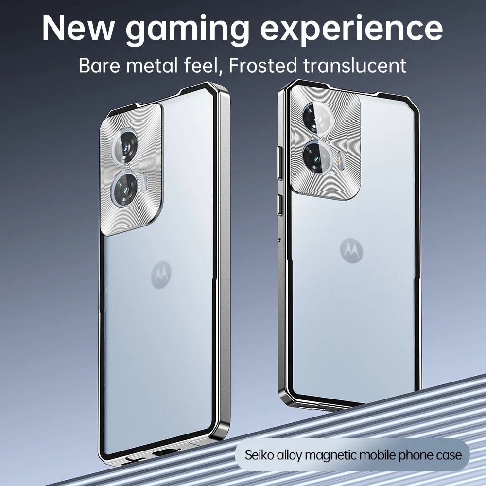 Luxury Matte Metal Case with Enhanced Protection - Sleek Frame and Durable Back Cover