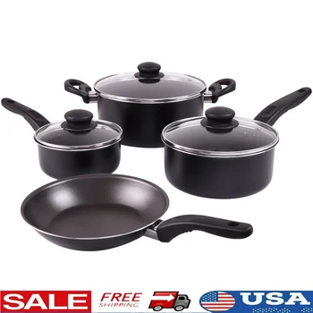 7 Piece Non Stick Aluminium Cookware Set 1