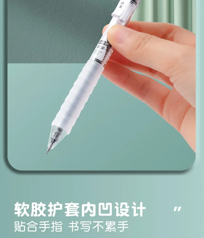 M&G Gelstift, ultrafein, 0,2 mm/0,38 mm, schwarzer Finanzstift, nachfüllbar, ideal für Studenten und Bürogebrauch – Detail 7