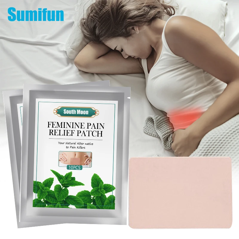 10/30Pc Women Period Pain Relief Heating Patch Dysmenorrhea Warming Medical Plaster Menstrual Cramp Menalgia Sticker Health Care
