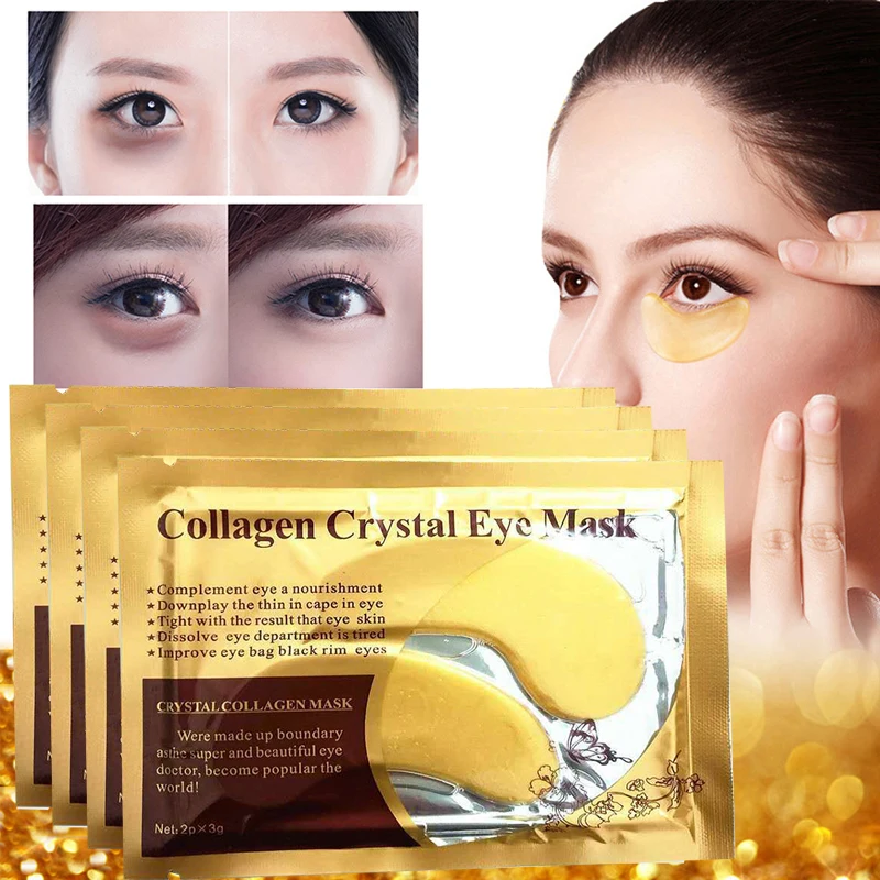 Skincare Products 24K Gold Hyaluronic Acid Eye Mask Remove Dark Eye