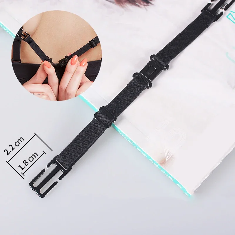 Anti Slip Bra Strap Dropshipping Double-shoulder Holder Buckle Belt With  Back Hasp All Match Invisible Elastic Straps Bras Women - AliExpress