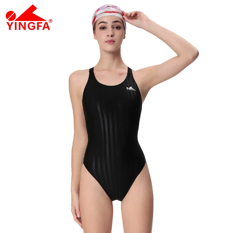 One Piece Swimsuit Yingfa 982 Fina Approved Training Competition Waterproof Chlorine Resistant Women's Swimwear Girl Swimsuit Women Swimsuit