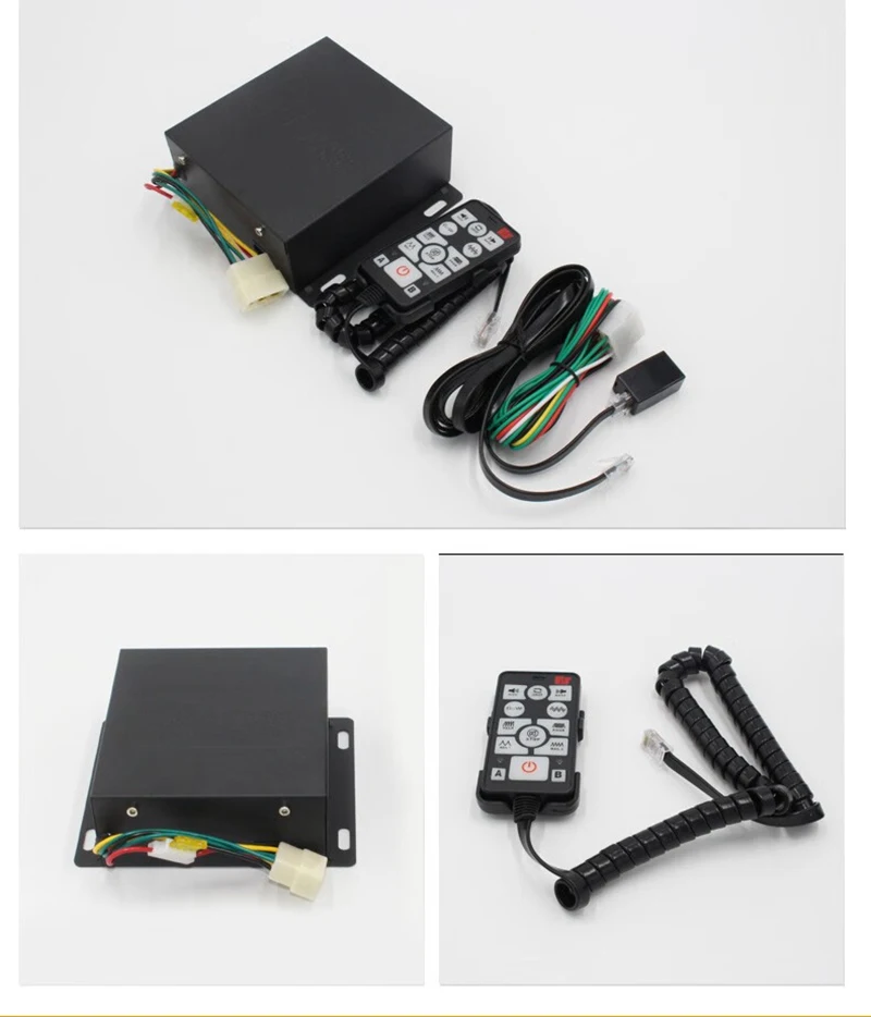 고출력 차량 경보 경적 유선 스피커 앰프 고주파 자동차 12V/24V 개조 대형 트럭 200W300W 메인 라우드 스피커