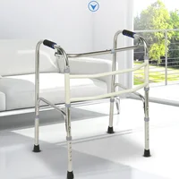 Aluminum Alloy Walker  HeightAdjustable Mobility Aid, WearResistant Handrail, NonSlip Walking Assistant for Elderly 1