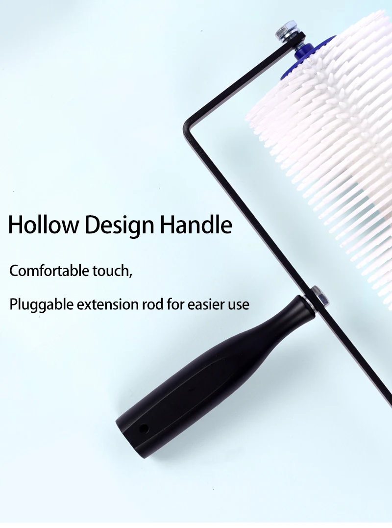 Description Picture 6 of item20inch Epoxy Floor Construction Defoaming And  Needle Punching And Deflation Drum Brush Self-Leveling Cement Special Tool