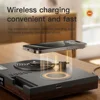 Best Selling JMK-D01 Bluetooth Speaker Wireless Charging Digital Clock Led Wireless Charger Speakers with Aromatherapy Function 3