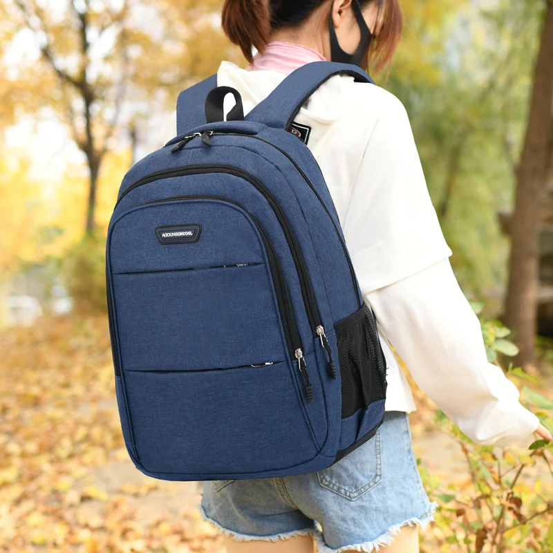 Fashion Leisure Men's Backpack Big Capacity Lightweight Nylon Travel Backpack School Bag Unisex Student Laptop Backpack Mochila