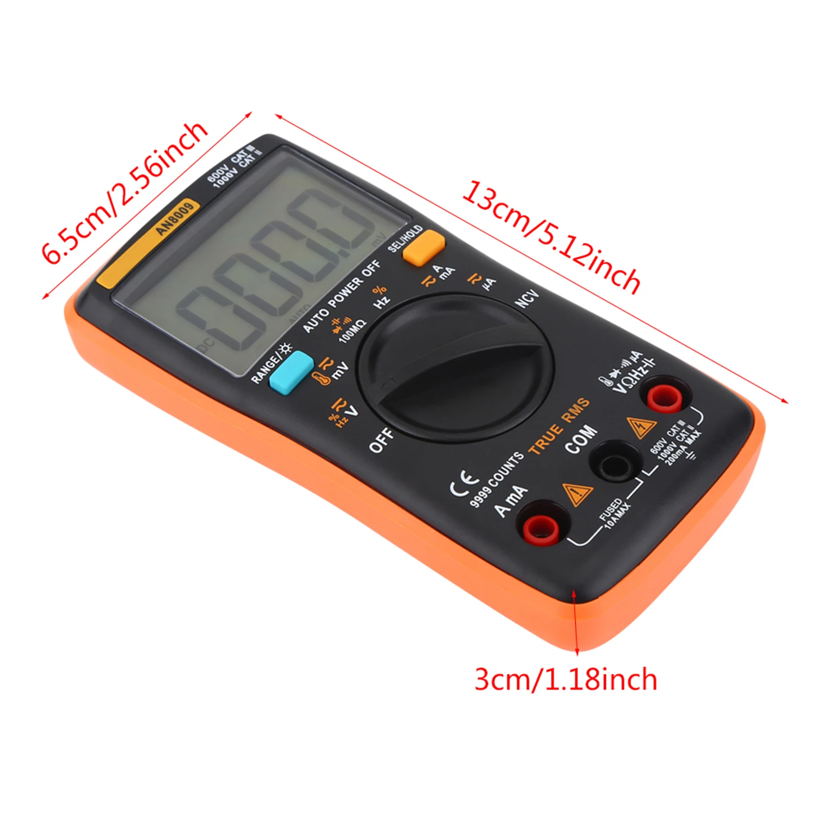 Auto Range Multimeter ANENG AN8009 Digital Multimeter Auto Range True RMS AC/DC Voltage Electronic Meter Digital
