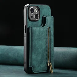Premium Retro Leather Wallet Phone Case with Multi Card and Cash Slots for Moto Edge X50 Ultra (Green)
