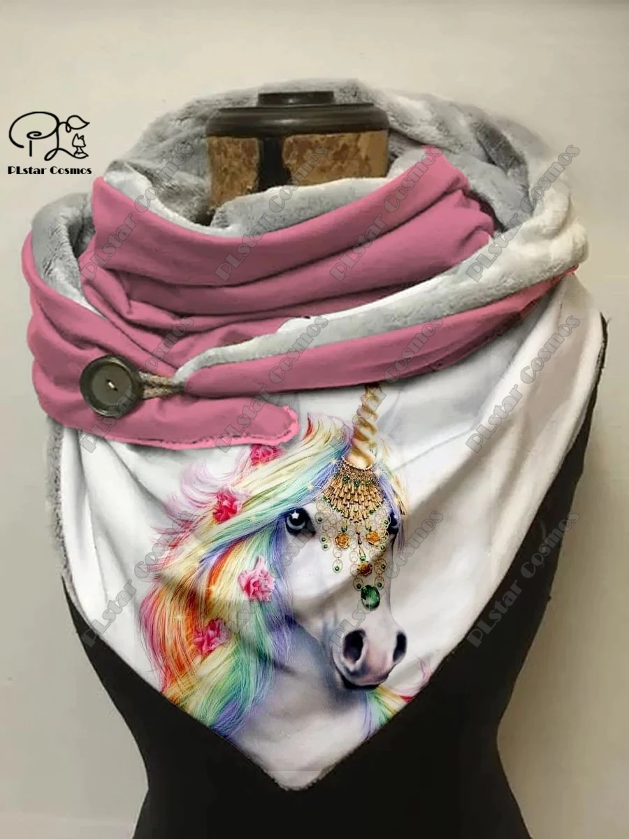 Рисунок 2 - Детская теплая шаль с 3D-принтом животных