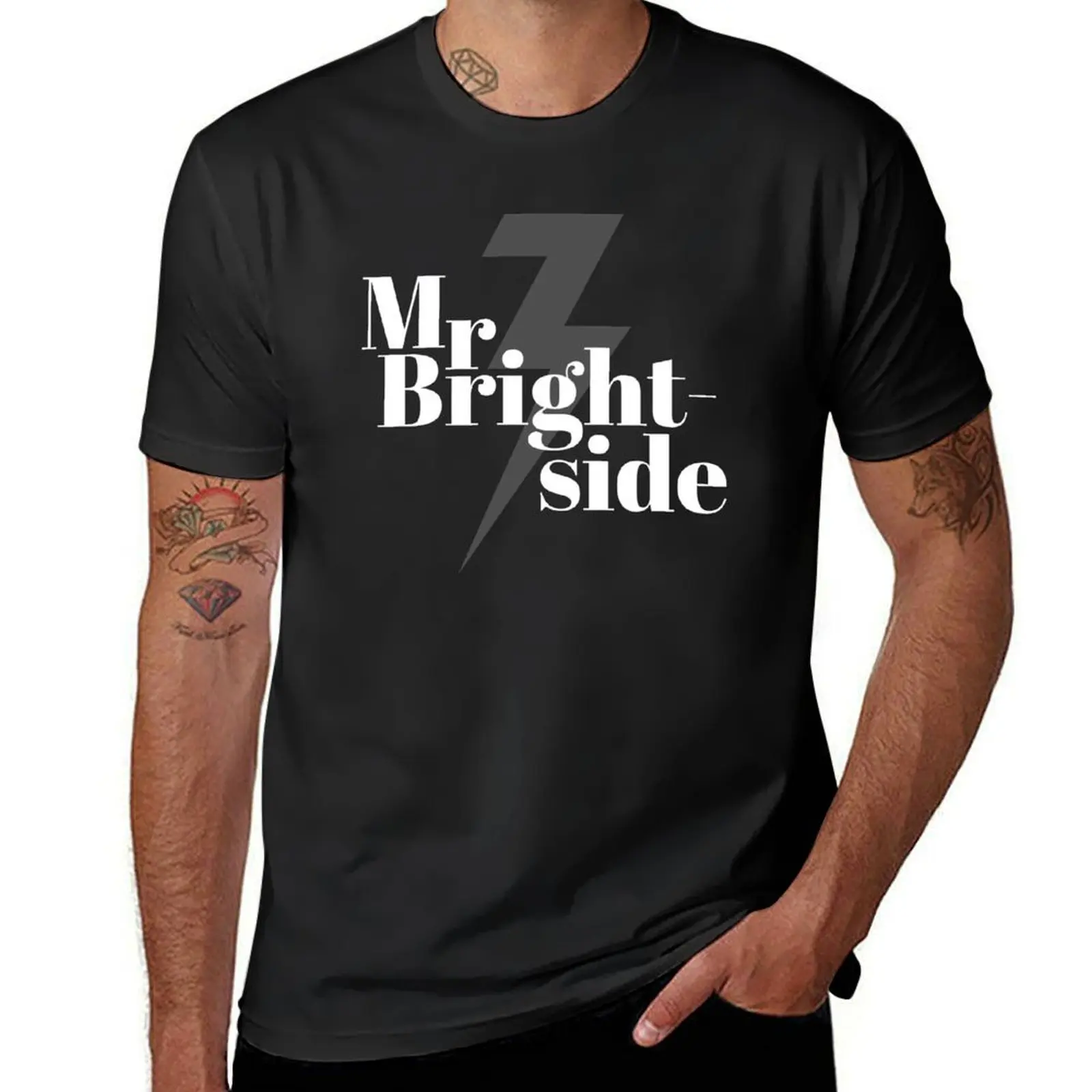 

Футболка Mr. Brightside с принтом убийц, мужские футболки с аниме черного цвета