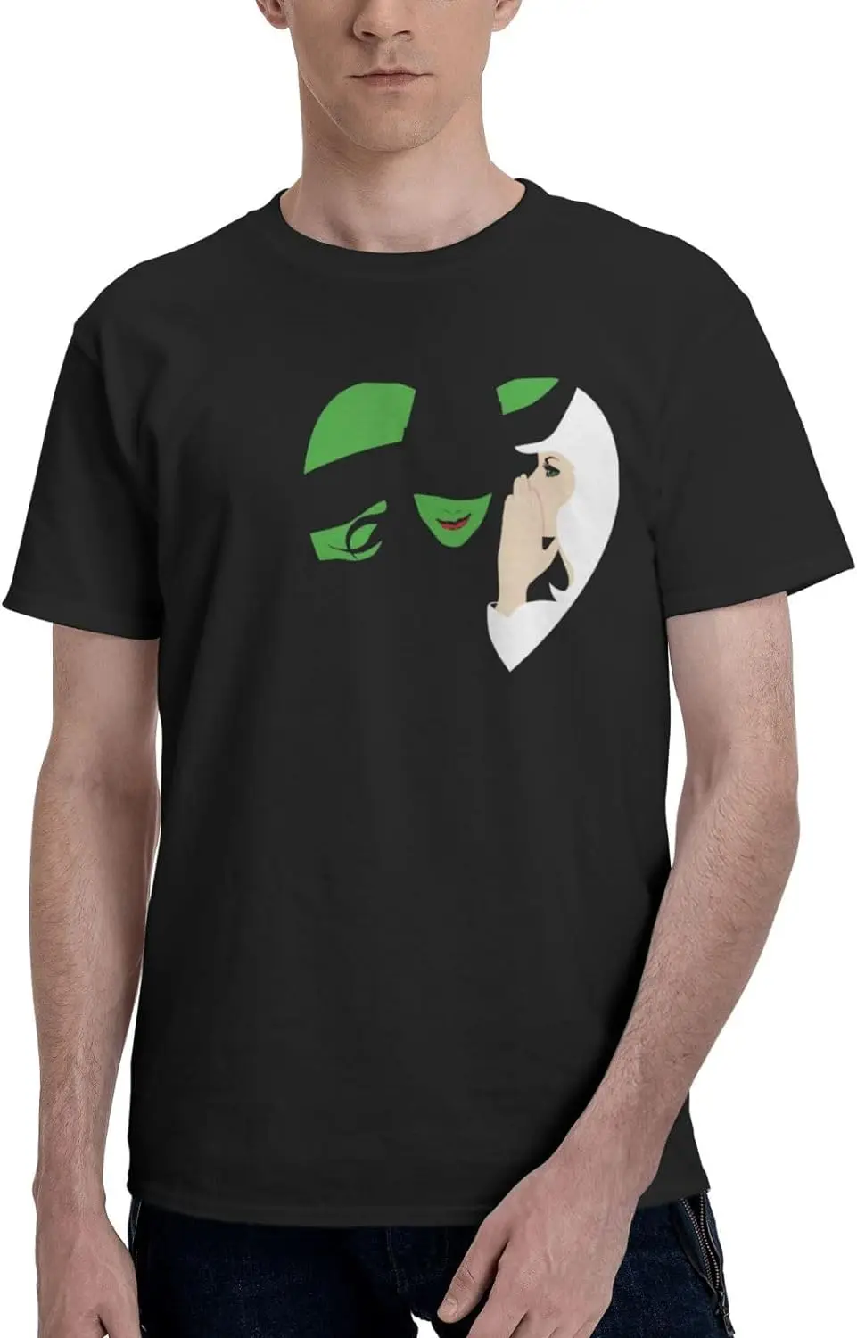 

Men Tee for The Musical Wicked Tee,Fashion Clothes Short Sleeve Shirt