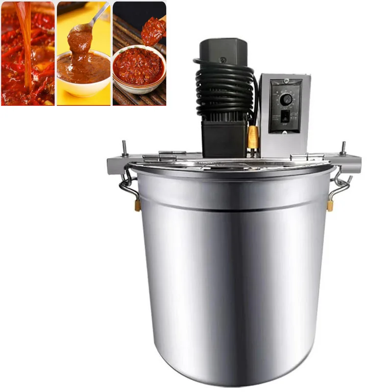 

Hot Pot Bottom Material Frying Machine Stirring Machine Wok Boil Sauce Bean Chili Fried Sauce Stir Fry Machine