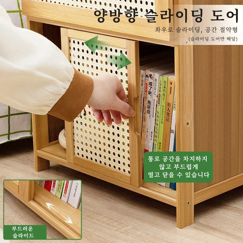 Nightstand Bedroom Multi-functional Small Storage Cabinet Bedside Shelf