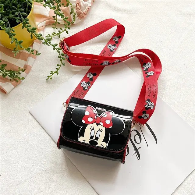 Disney Women's Bag Mickey Mouse Cartoon Pictures Shoulder Bags Cute Girl Messenger Bag Coin Purse Fashion Anime Women Bags Gifts Disney 07