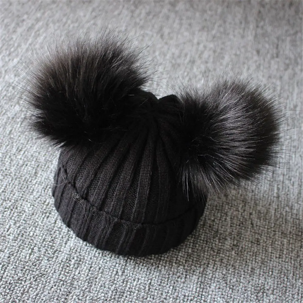 Knitted Winter Beanie Cap for Kids
