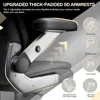 600LBS Large Heavy Duty Office Chair with 5D Flip Arms, Big and Tall Office Chair with Pocket Spring Cushion, Extra Wide Desk Ch 4