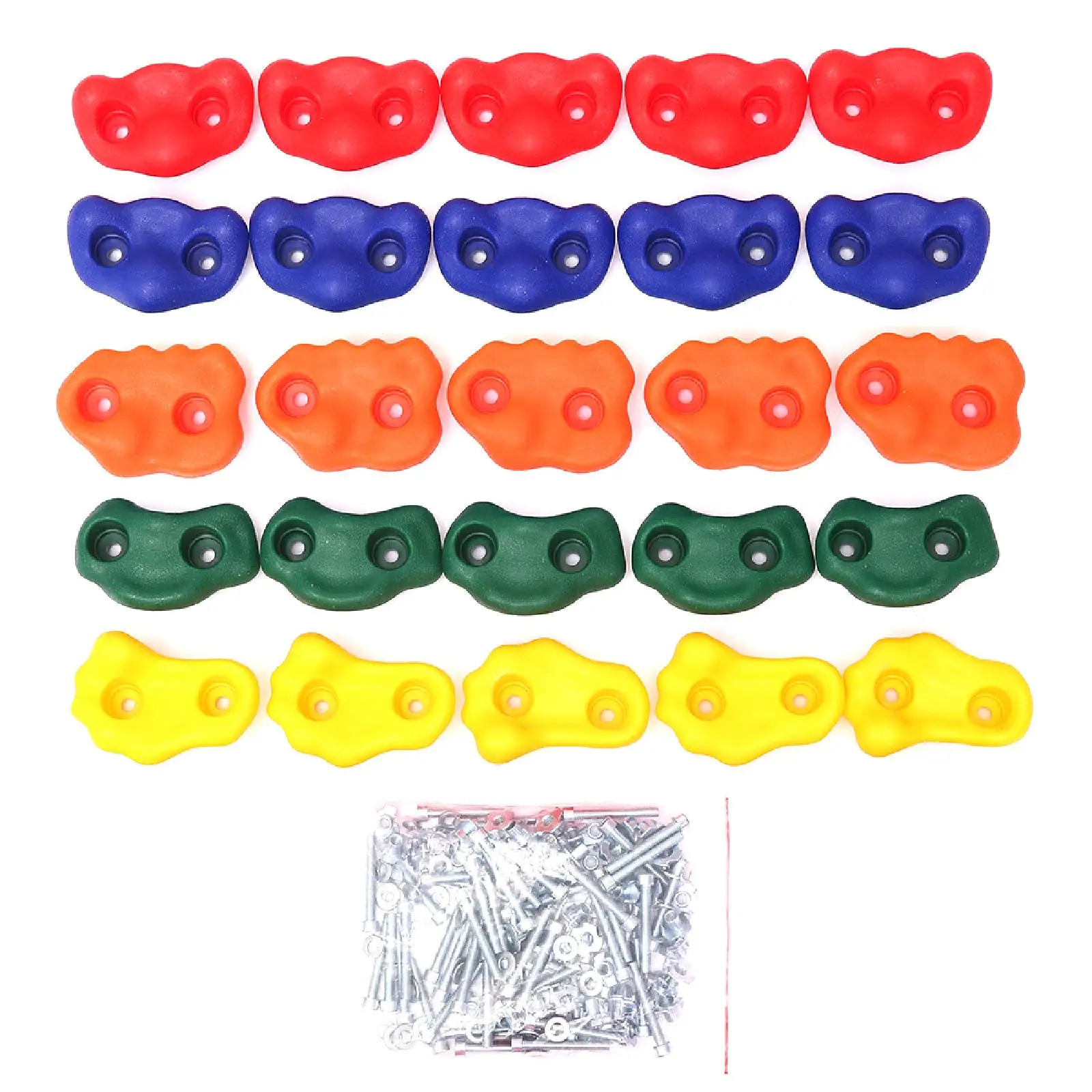 25x Rock Climbing Holds for Kids Grasping Movement Ability Developing Outdoor Games Climbing Grips Rock Climbing Wall Holds