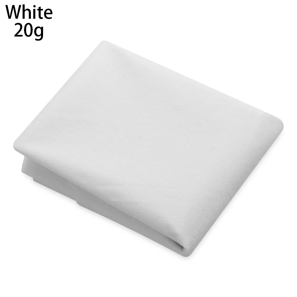 100x100cm 부직포 철제 인터라이닝 단면 접착 라이닝 바느질 인터라이닝 경량 가용성 폴리에스테르 DIY 공예