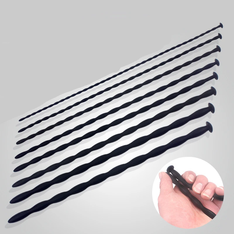 Silicone urethral dilator Urethral dilator Silicone Urethral Catheter Dilator Horse Eye Stimulation Adult Sex Toys for Men Gay Sounding Penis Plug Insert Urethra Catheter