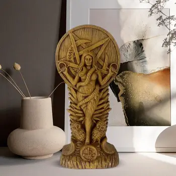 Statue de serpent en résine pour femme, déesse, sorcière, Figurine en résine pour bureau, salon, bureau, décoration de maison, ornement 1