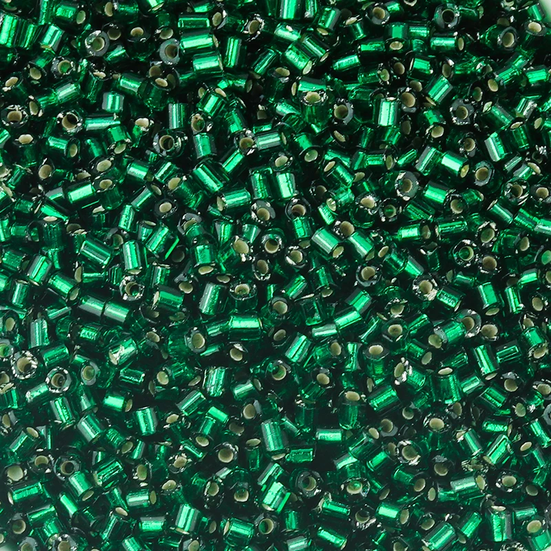 Louleur Silber Farbe Innen Rocailles Rohr Form Tschechische Glas Perle für Schmuck Machen Taschen Kleidung Nähen DIY Armband Großhandel – Detail 6