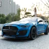 Large Size 1/18 Mustang Shelby GT500 Alloy Diecasts Sports Car Model 4 Doors Can Be Opened Metal Vehicle for Kids Toys Gift 6