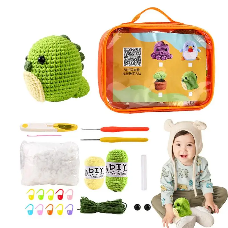 Wobbles Crochet Animal Kit DIY Animal Woobles Crochet Kit For