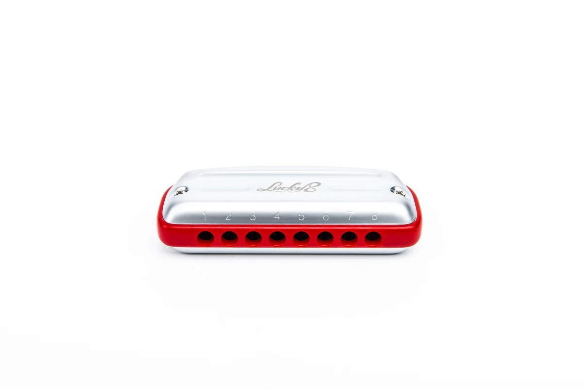 Muziekinstrument East Top 10 holes blues mondharmonica T008K sleutel F