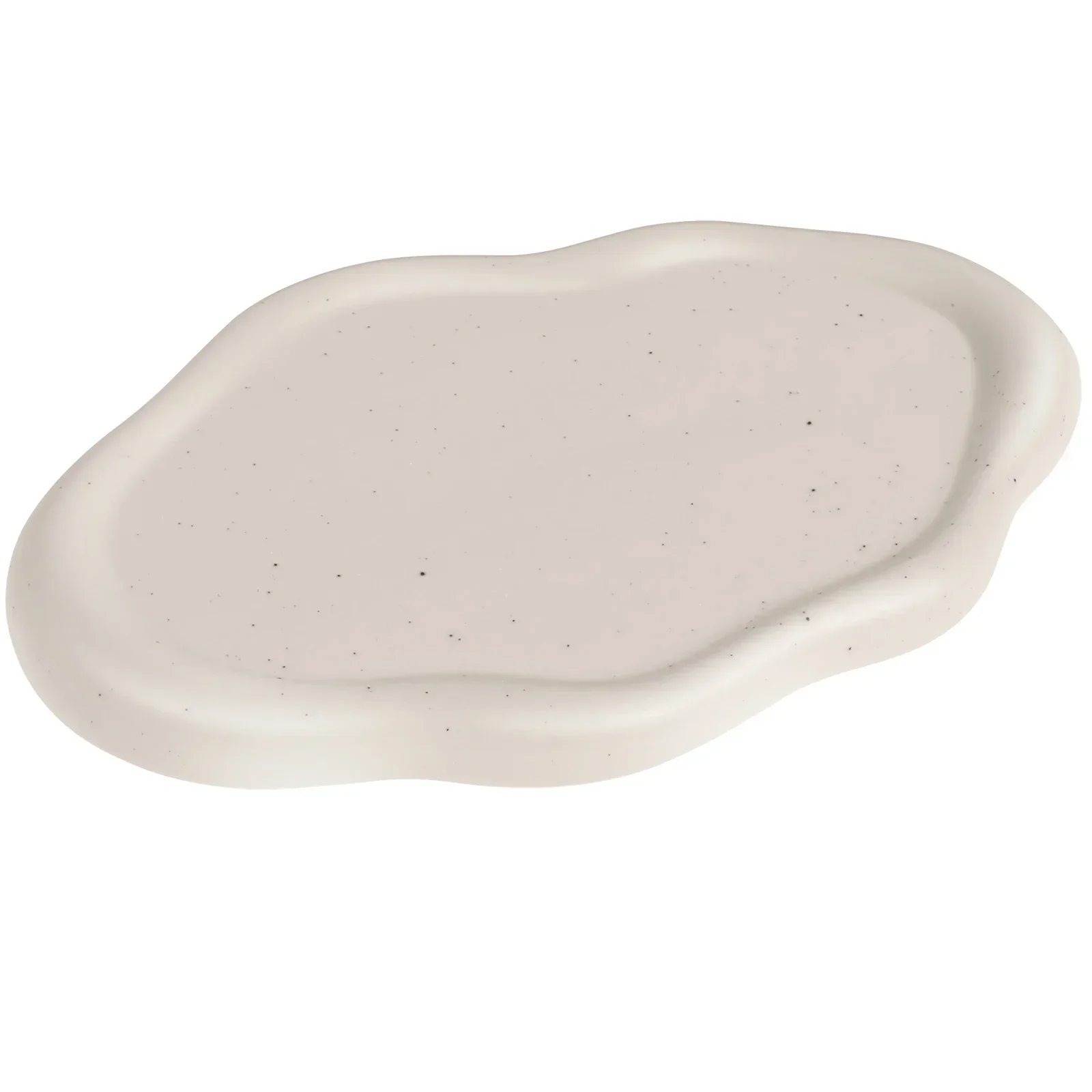 Ceramic Jewelry Tray Decorative Jewelry Dish Tray Cloud Shaped Trinket Minimalist Ceramic Trinket Reusable