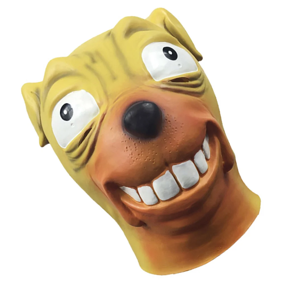 

Halloween Cosplay Mask Funny Dog Mask Latex Animal Dog Mask Full Head Cosplay Mask