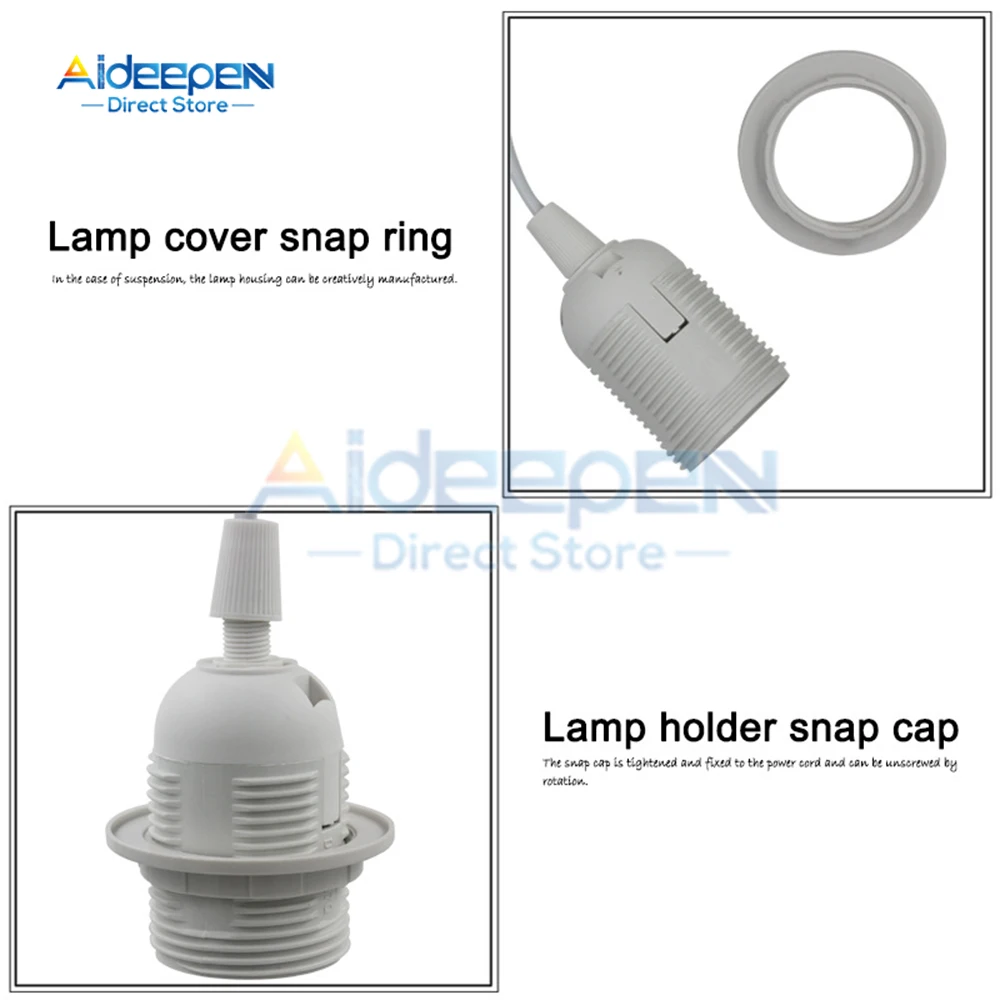 1.8M line length lamp holder universal E27 screw with switch LED bulb socket adapter lamp holder,lamp bulb holder,lamp base,lamp socket adapter,led lamp base,lamp socket extender Light Extension Power Cable Bulb Socket