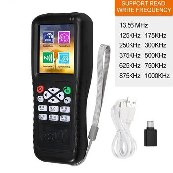 RFID Duplicator USB UID Rewritable 13.56 IC/ID Card Reader Writer Cloner 125KHz T5577 Programmer Copier Multi Frequency  Key fob 1