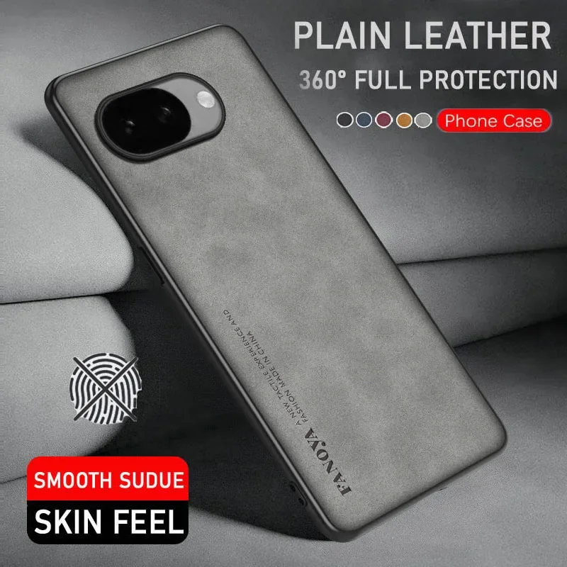 Premium Sleek Leather Case - Skin Friendly Anti-Drop Protection Cover