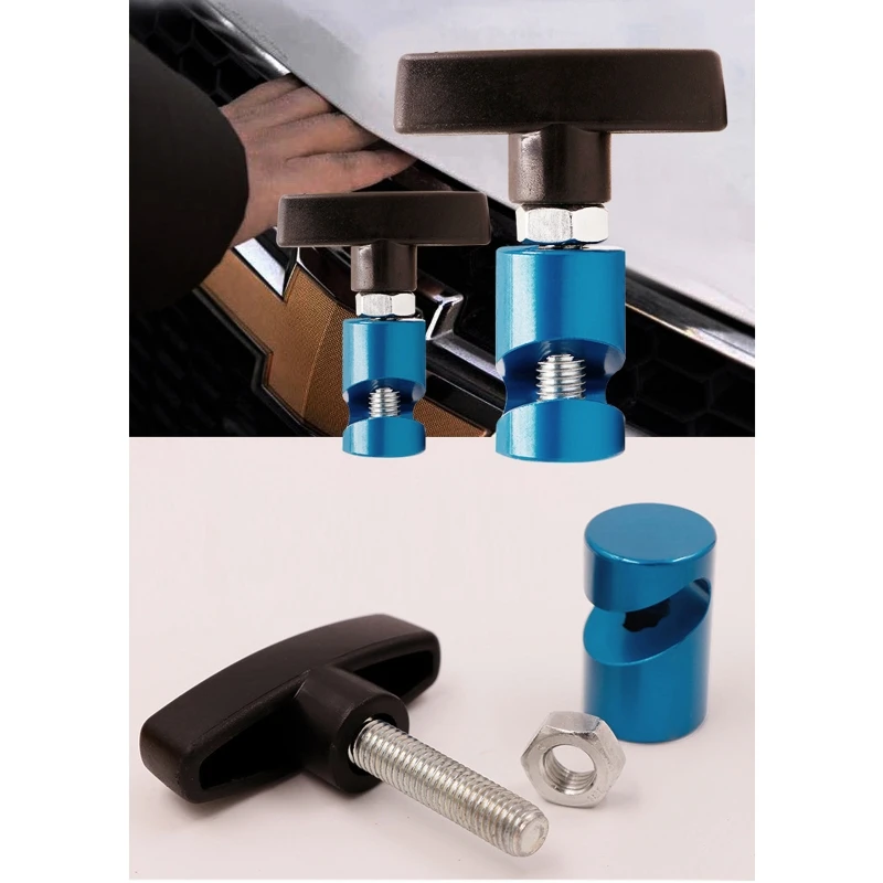 Metal Rod Hood Support Prop Stay Clip Holder Clamp Tools for Vehicle Engine Hood Anti-Slip Engine Cover Lifting Support