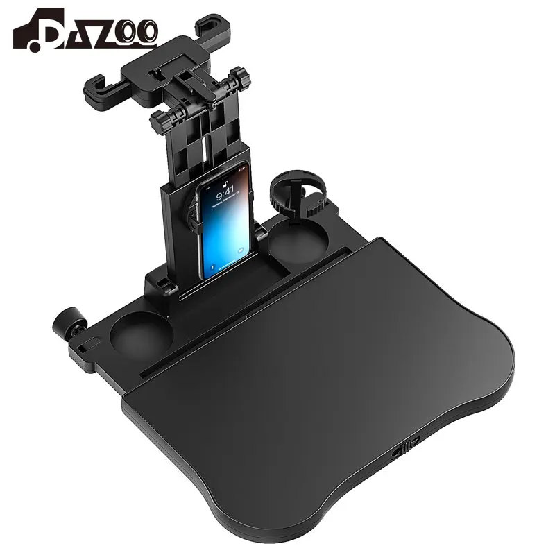 

Car Travel Multifunctional Rear Seat Table Board Height Adjustable Universal Headrest Mount Seat Back Tray Car Back Seat