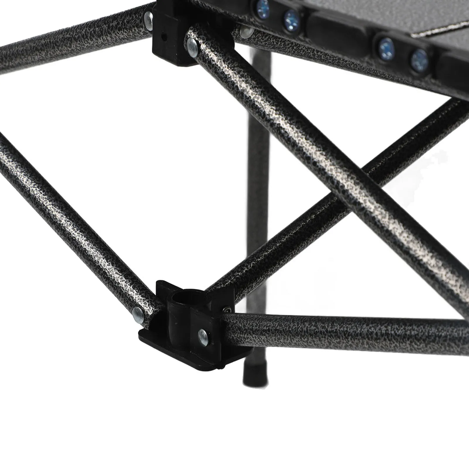 47.24 inch Outdoor Folding Portable Picnic Camping Table Carbon Steel Material Strong Load Capacity Long Term Use