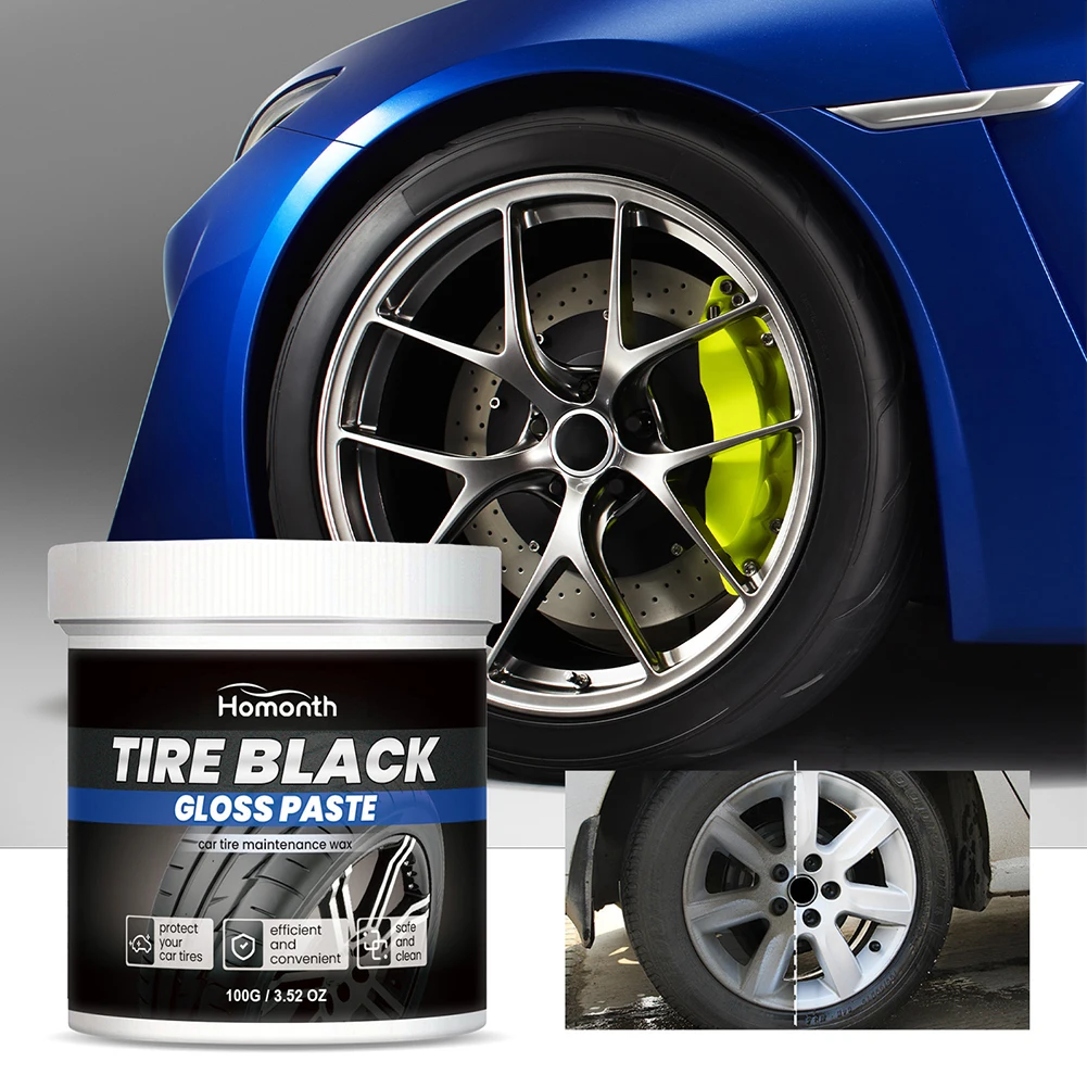100g Car Tire Wax Tire Polishing Paste