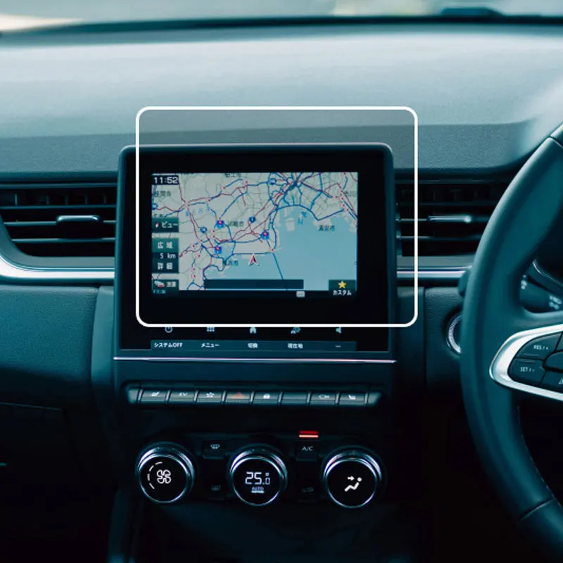 

Защита экрана из закаленного стекла для RENAULT CAPUR E-TECH Hybrid 2022, Защитная пленка для экрана GPS, автомобильные аксессуары