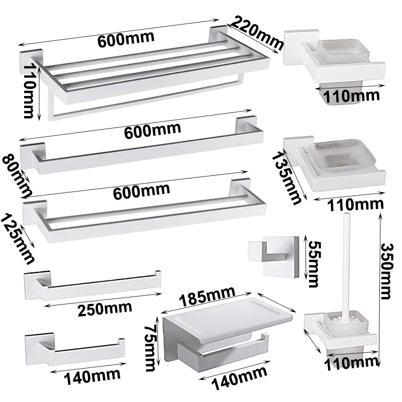 Brush Paper Holder Towel Bar Gancho Banheiro