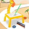 Children Led Projector Art Drawing Table Toys Kids Painting Board Desk Arts Crafts Educational Learning Paint Tools Toy for Girl 4
