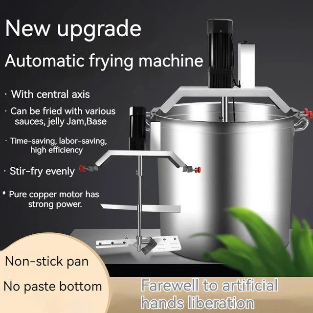 20-100Kg Automatic Food Mixer Hot Pot Bottom Soup Sauce Stirrer Frying  Machine