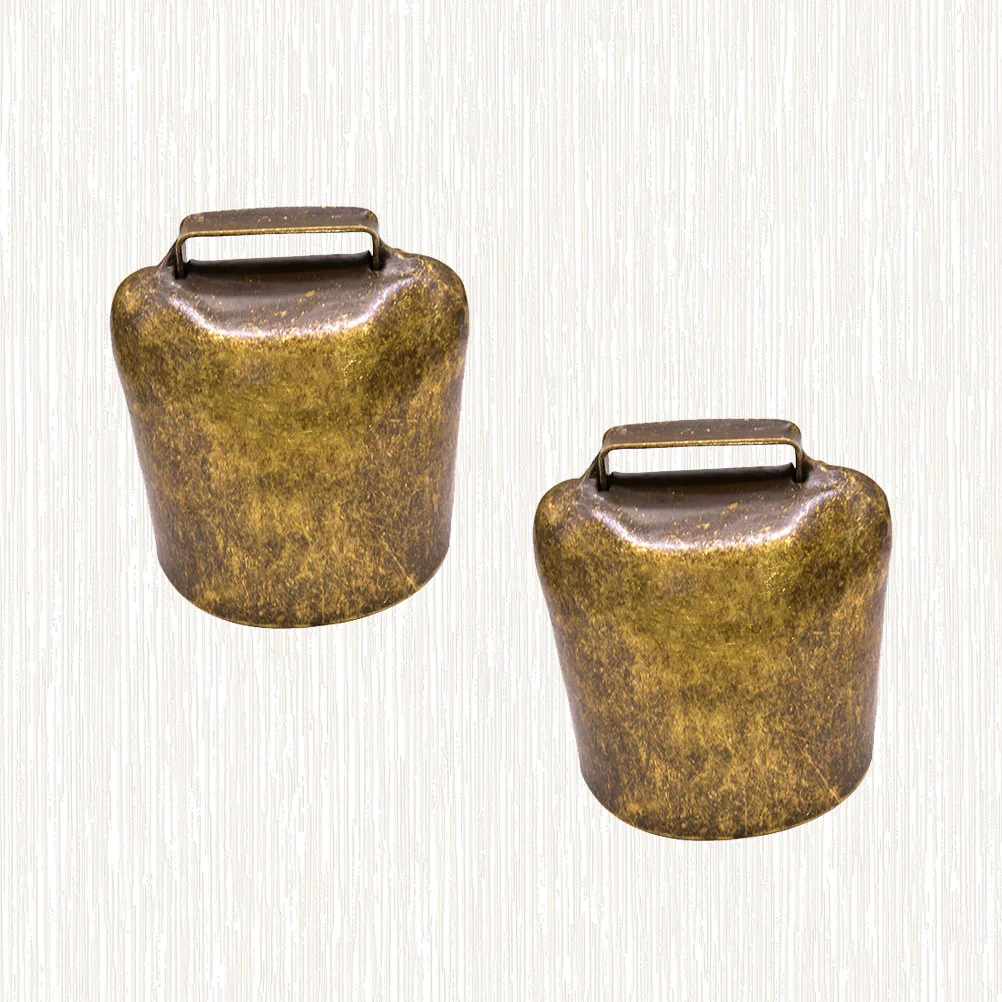 

2 Sheep Bell Anti Farm Thicken Bell Shepherd Collar Vintage Bell Ornament for Home Farm 62g