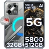 DOOGEE Blade GT Pro 5G Rugged Phone LED light Effect 6.72'' 120Hz 32GB(12+20) 512GB 10.5mm Ultra-thin 100MP AI Camera Smartphone