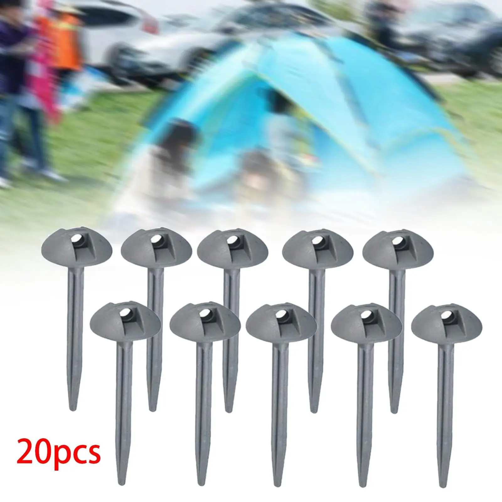 2x 10Pcs Tent Stakes Garden Stakes Camping Tents Nails Domed Shaped Tent Pegs Portable Ground Nail for Yard Camping Beach tent pegs camping tent accessories