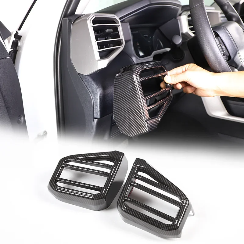 

Декоративная Центральная рамка на вентиляционное отверстие для 22 Toyota Tundra / 23 Sequoia