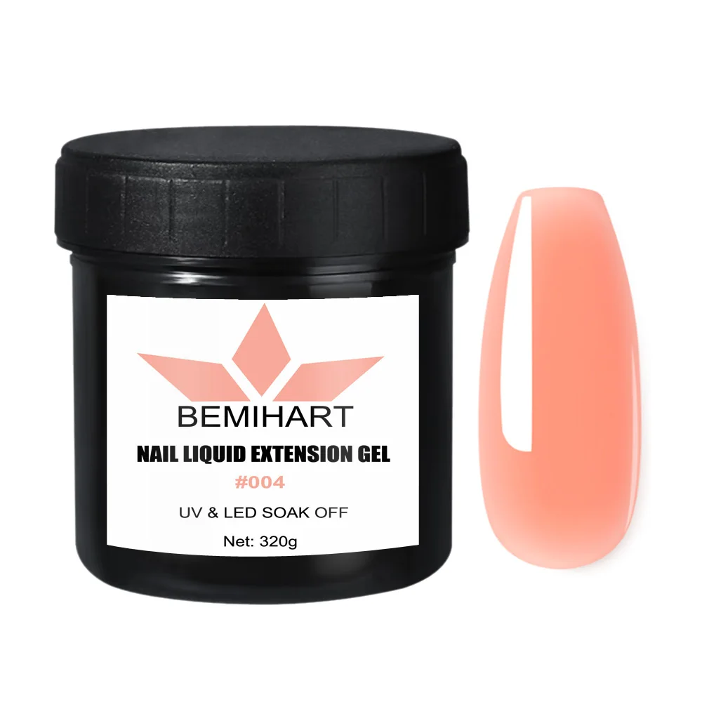 

320g Nail Extension Gel 21 Colors Liquid UV Gel Builder For Nails Self-Leveling Finger Extensions Form Tips Polish Art Varnish